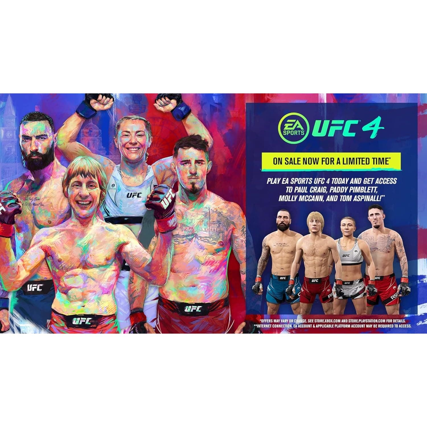 Buy Microsoft,UFC 4 (XBox One) - Gadcet UK | UK | London | Scotland | Wales| Ireland | Near Me | Cheap | Pay In 3 | Video Game Software